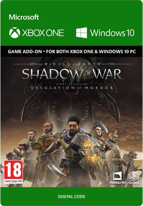 Middle Earth Shadow of War — Desolation of Mordor (DLC)