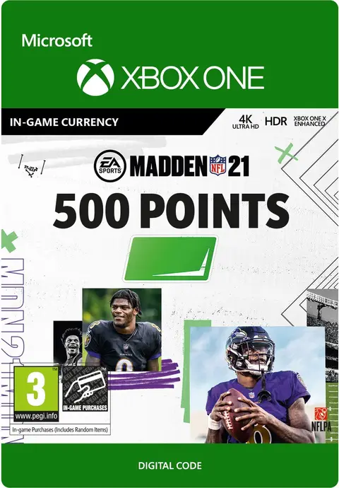 Madden NFL 21 500 Madden Points