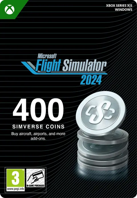 Microsoft Flight Simulator 2024 400 Simverse Coins