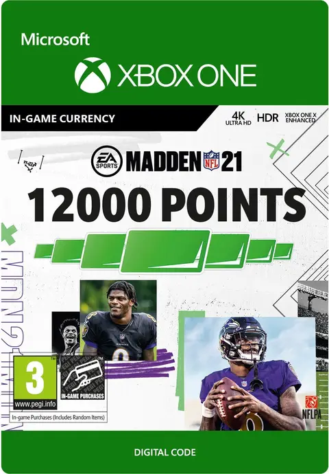 Madden NFL 21 12,000 Madden Points