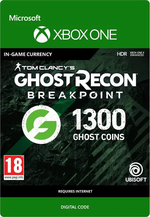 Ghost Recon Breakpoint 1,200 Ghost Coins (+100 bonus)