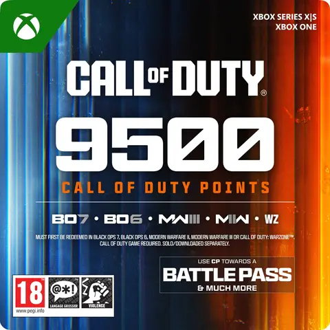 Call of Duty Points - 9,500