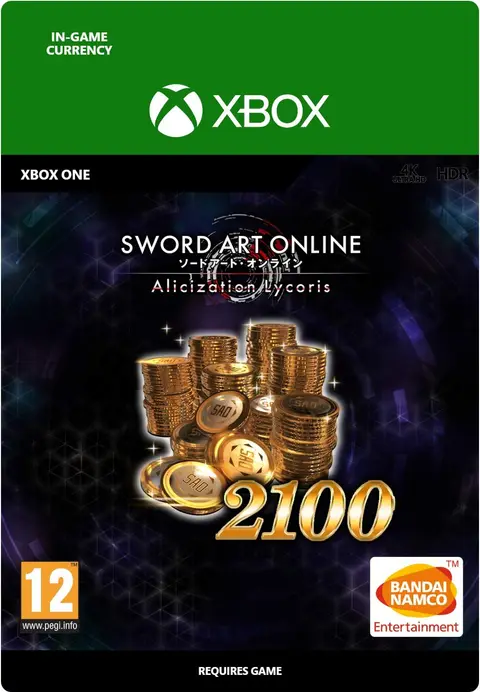 Sword Art Online Alicization Lycoris 2,100 SAO Coins