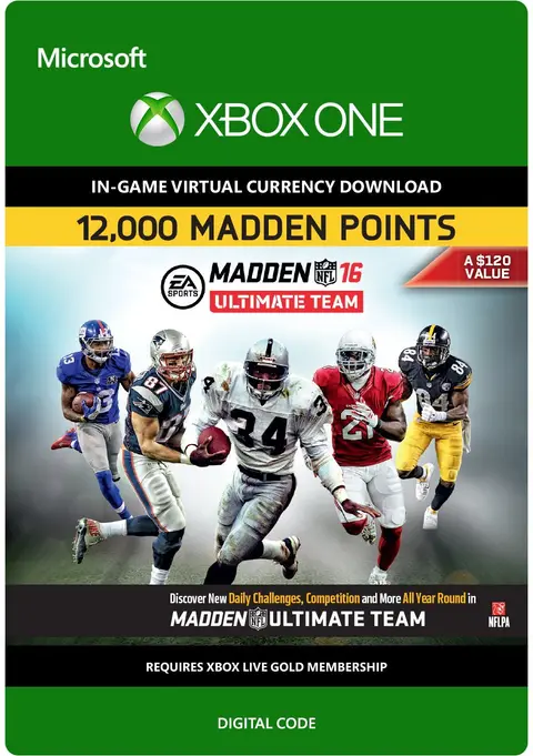 Madden NFL 16 12,000 Points