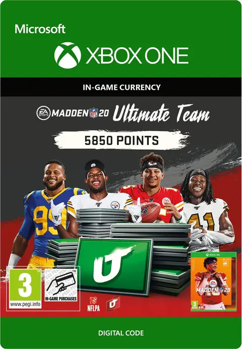 Madden NFL 20 5,850 Madden Points