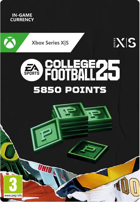 College Football 25 5,850 Points