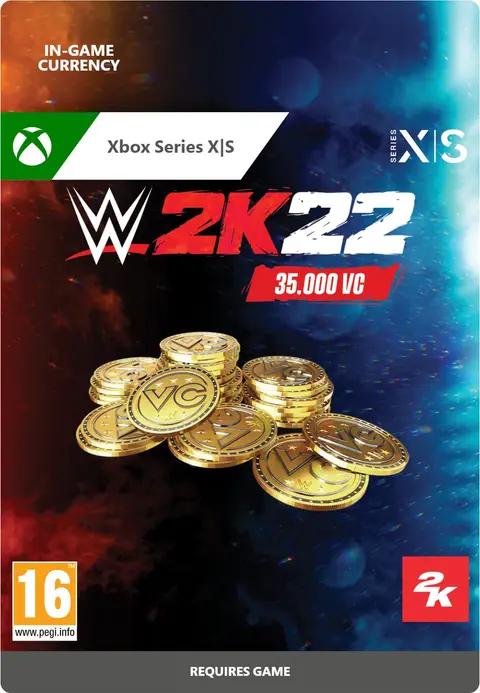 WWE 2K22 35,000 Virtual Currency