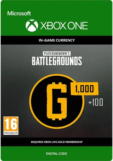 PLAYERUNKNOWN'S BATTLEGROUNDS 1,100 G-Coin