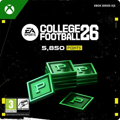 College Football 26 5,850 Points