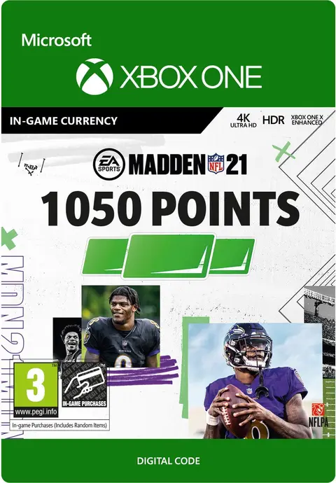 Madden NFL 21 1,050 Madden Points