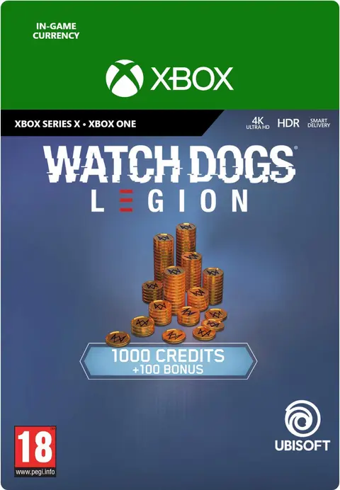 Watch Dogs Legion 1,100 Credits