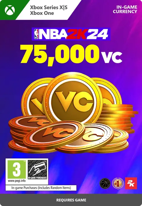 NBA 2K24 75,000 VC