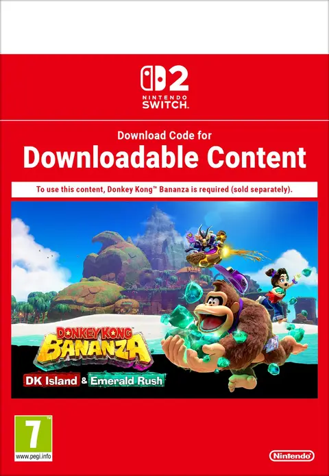 Donkey Kong Bananza — DK Island & Emerald Rush (DLC)