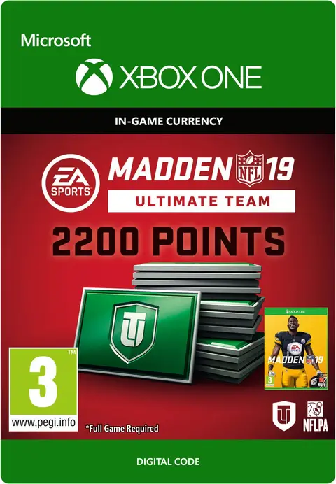 Madden NFL 19 2,200 Madden Points