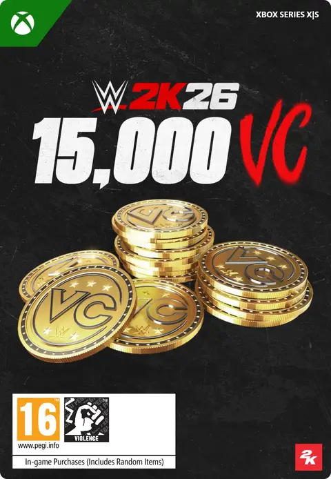 WWE 2K26 15,000 Virtual Currency