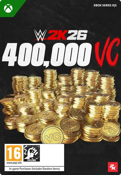 WWE 2K26 400,000 Virtual Currency