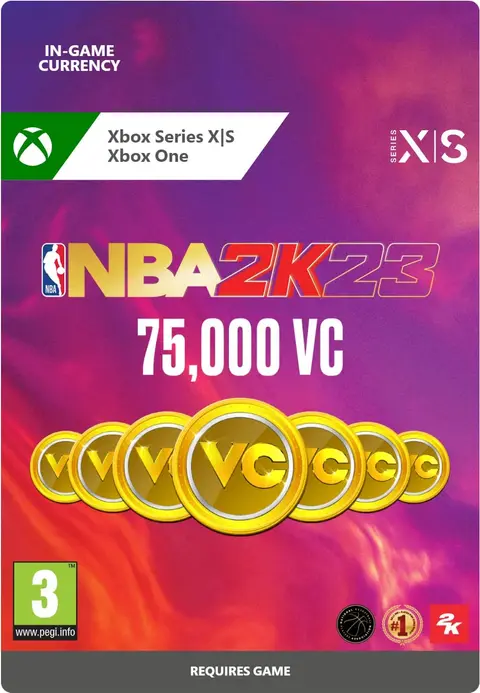NBA 2K23 75,000 VC