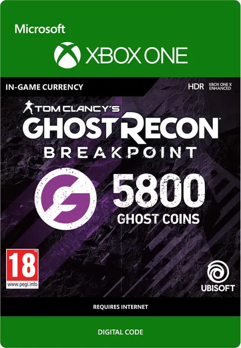 Ghost Recon Breakpoint 4,800 Ghost Coins (+1000 bonus)