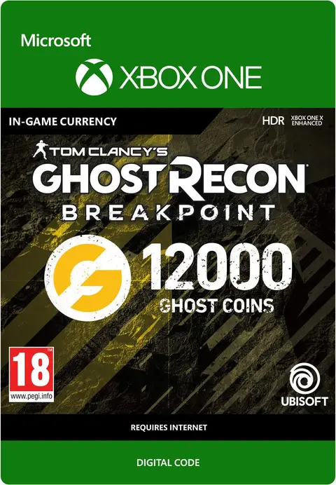 Ghost Recon Breakpoint 9,600 Ghost Coins (+2400 bonus)