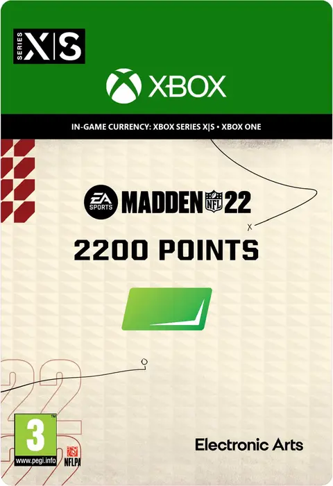 Madden NFL 22 2,200 Madden Points