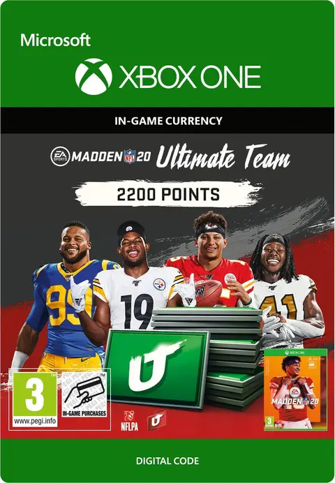 Madden NFL 20 2,200 Madden Points