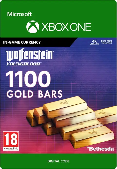 Wolfenstein Youngblood 1,100 Gold Bars