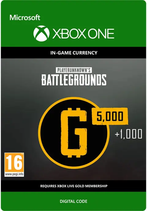 PLAYERUNKNOWN'S BATTLEGROUNDS 6,000 G-Coin