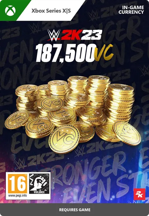 WWE 2K23 187,500 Virtual Currency
