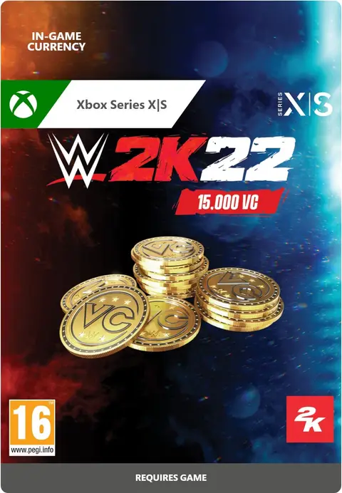 WWE 2K22 15,000 Virtual Currency
